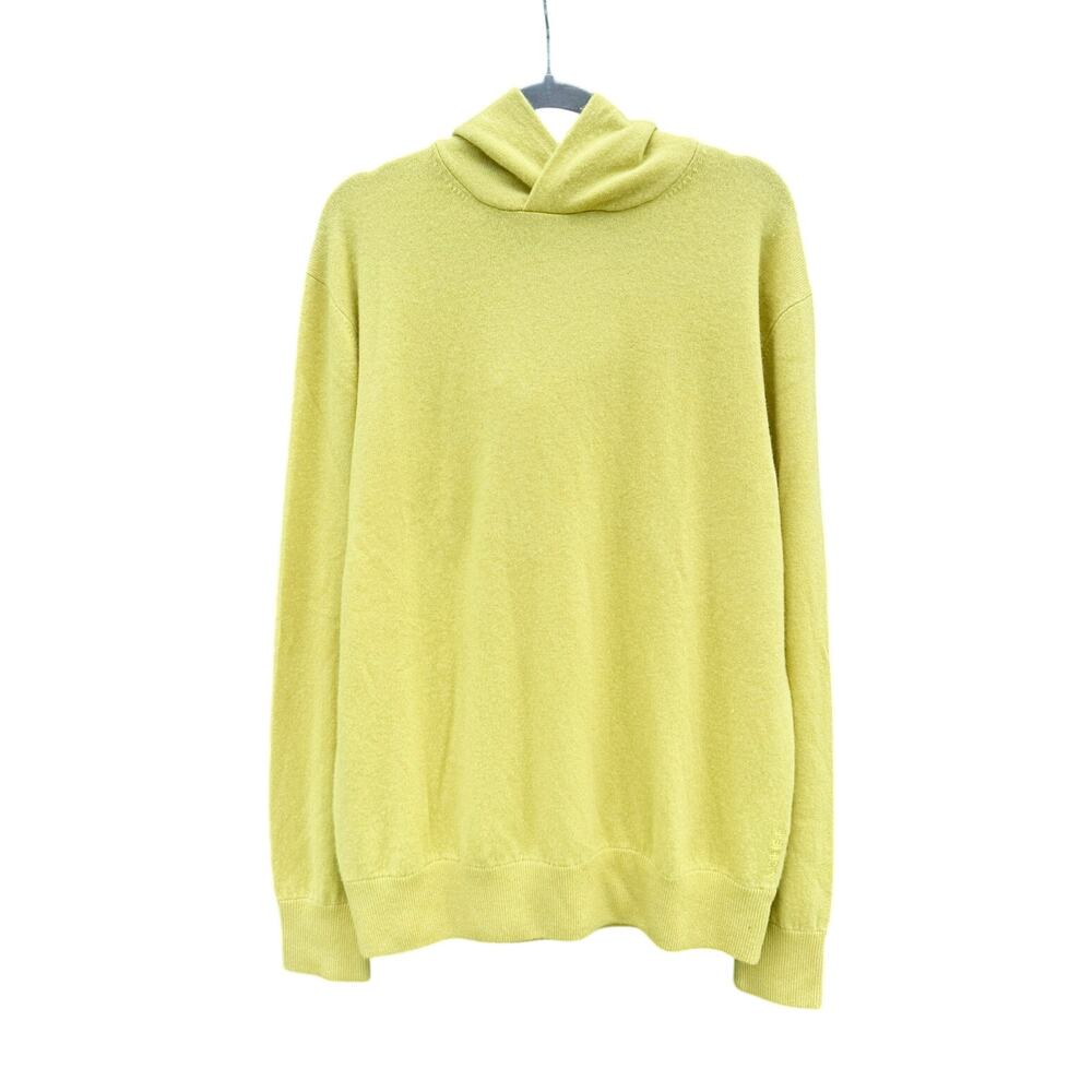 ASHER Sero Cashmere Hoodie Lime Green Large L